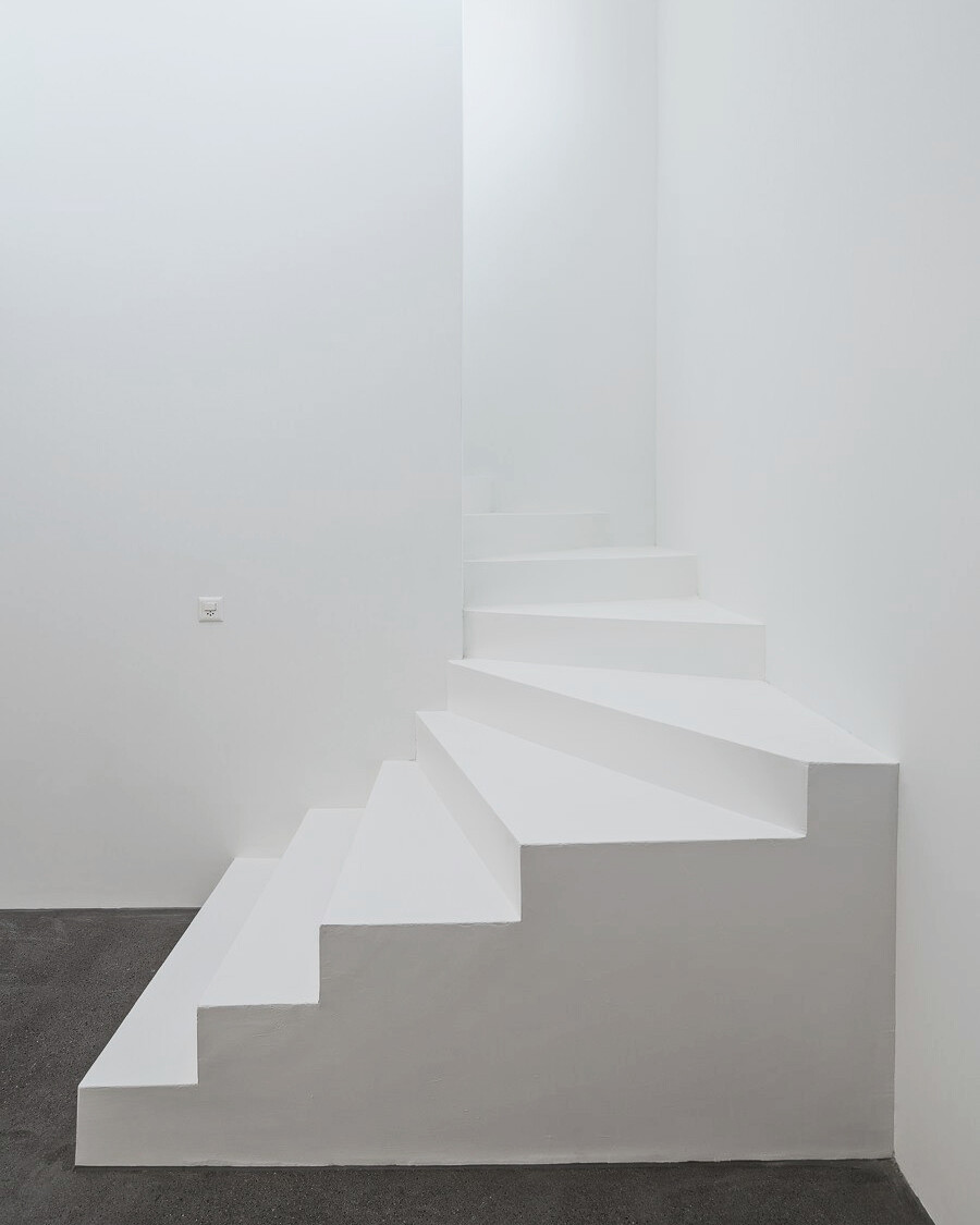 Seitenansicht einer Treppe