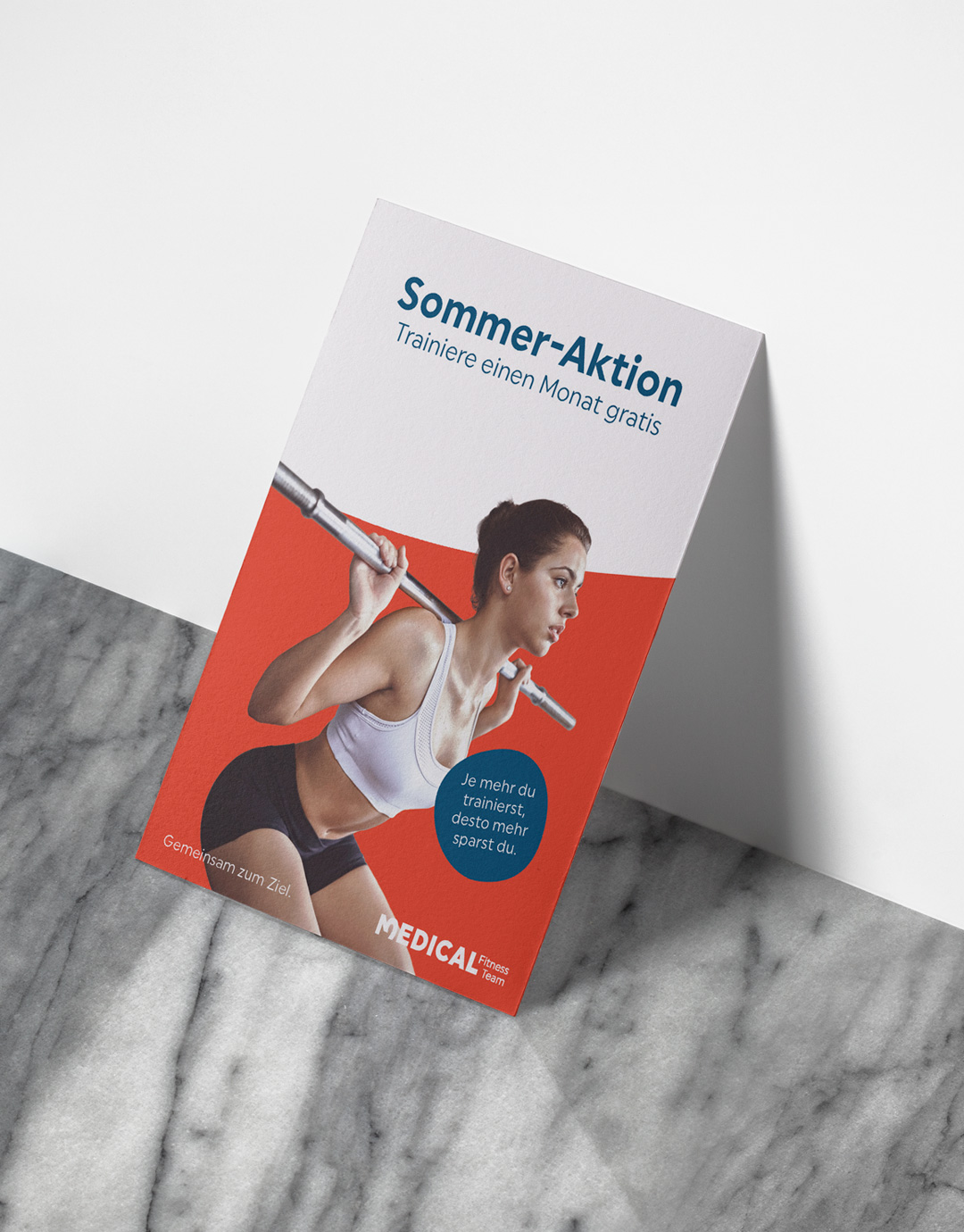 Flyer Sommer-Aktion Medical Fitness Team