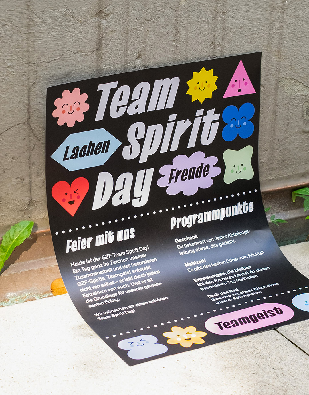 Plakat Team Spirit Day