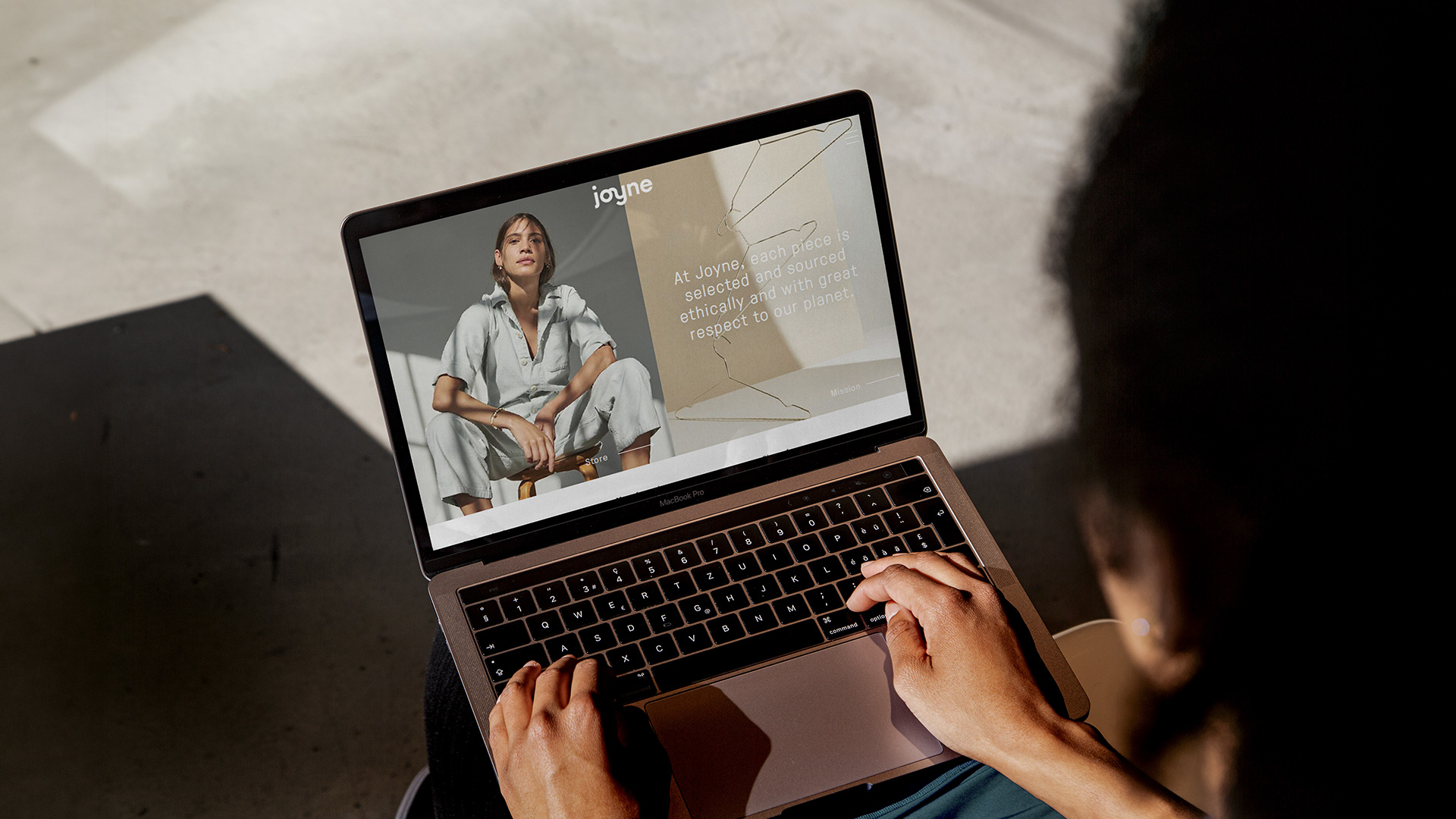 Preview Website auf Laptop