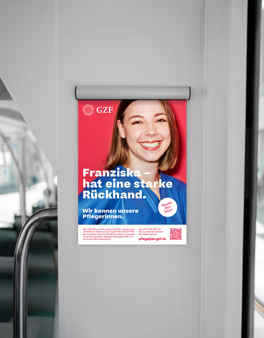 Bushänger Plakat Employer Branding GZF