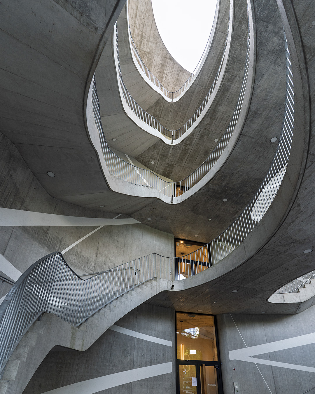 Treppenhaus aus Beton